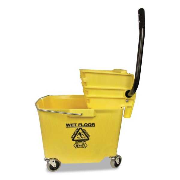 Impact Products 32 oz Side Press Mop Bucket and Wringer Combination, Yellow IMP 6Y/2635-3Y